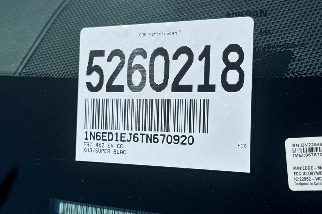 2026 Nissan Frontier Crew Cab SV