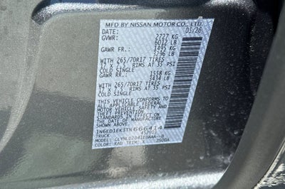 2026 Nissan Frontier Crew Cab PRO-4X®