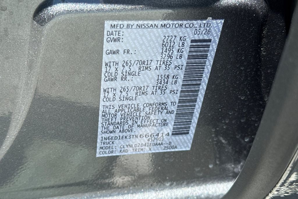 2026 Nissan Frontier Crew Cab PRO-4X®