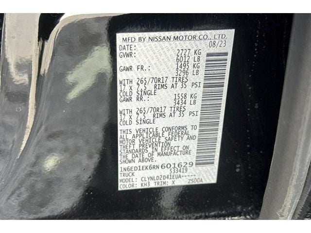 2024 Nissan Frontier PRO-4X