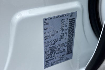 2026 Nissan Frontier Crew Cab SV