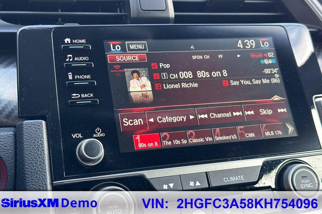 2019 Honda Civic Si