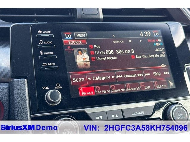 2019 Honda Civic Si