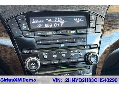 2012 Acura MDX 3.7L Advance Package SH-AWD