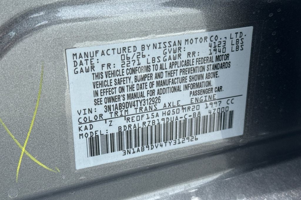 2026 Nissan Sentra SR