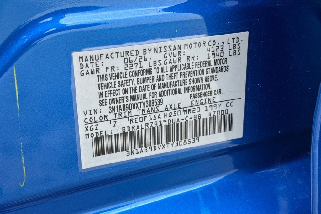 2026 Nissan Sentra SR