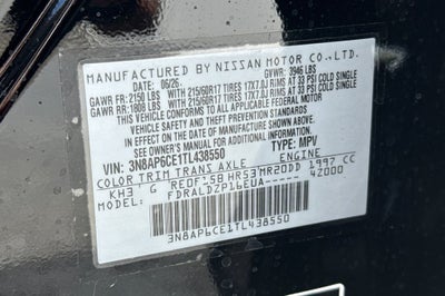 2026 Nissan Kicks SV