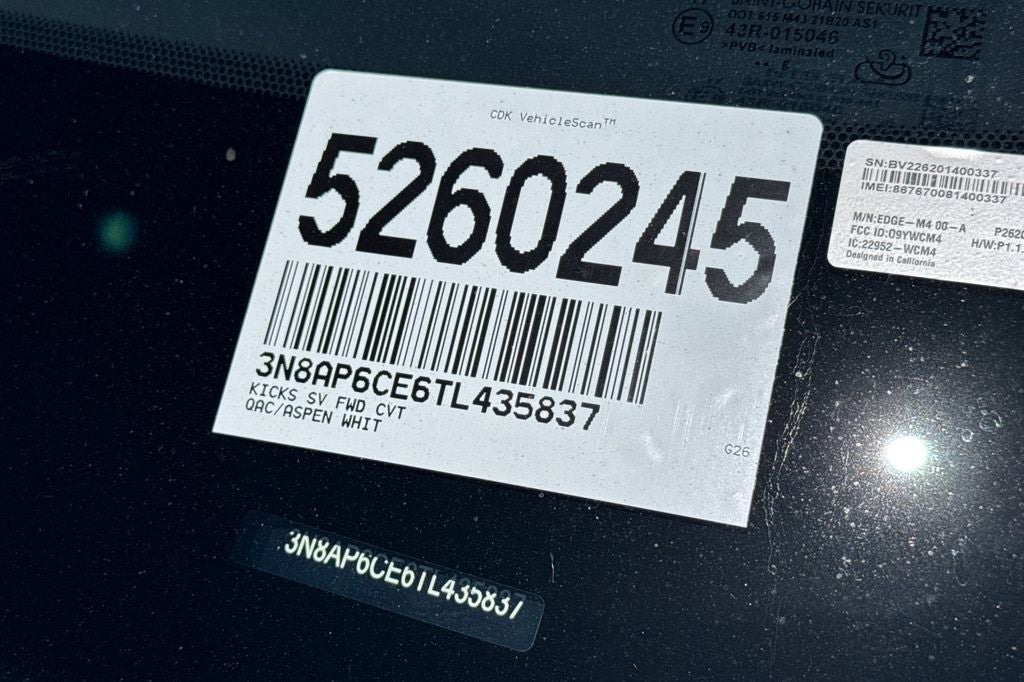 2026 Nissan Kicks SV