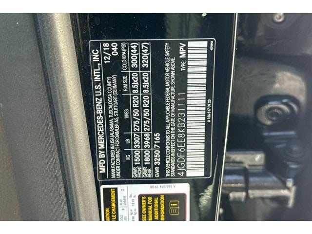 2019 Mercedes-Benz GLS GLS 450 4MATIC®