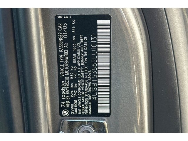 2005 BMW Z4 3.0i