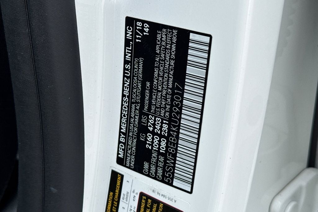 2019 Mercedes-Benz C-Class C 300 4MATIC®