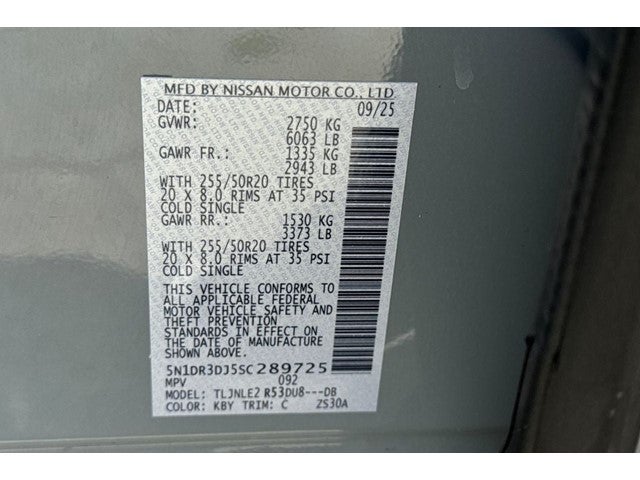 2025 Nissan Pathfinder Platinum