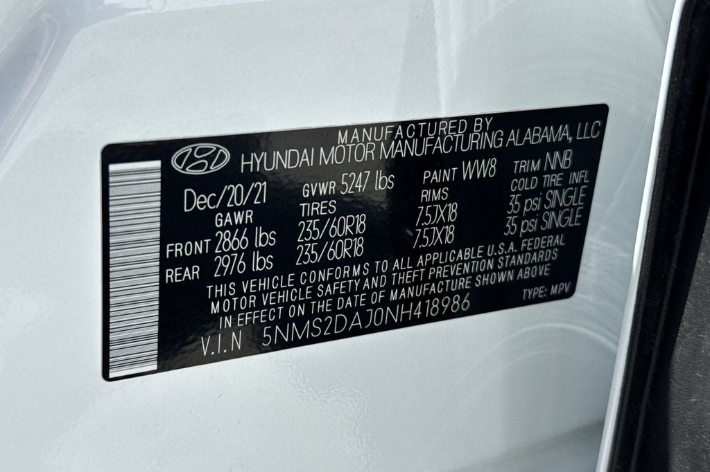 2022 Hyundai Santa Fe SEL