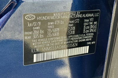 2019 Hyundai Santa Fe Limited
