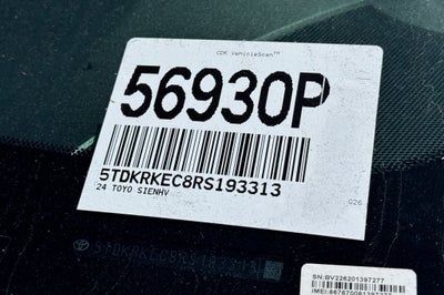2024 Toyota Sienna LE 8 Passenger