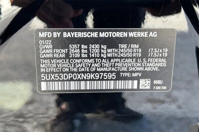 2022 BMW X3 xDrive30i