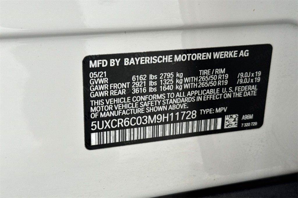 2021 BMW X5 xDrive40i