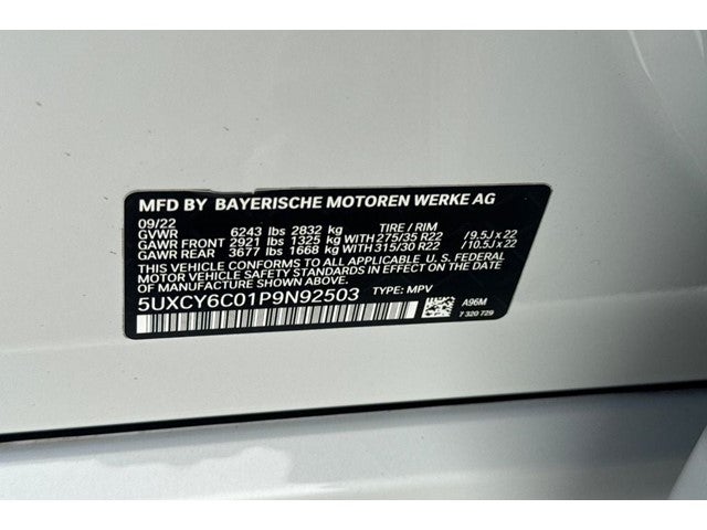 2023 BMW X6 xDrive40i