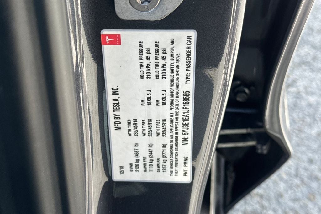 2018 Tesla Model 3 Long Range