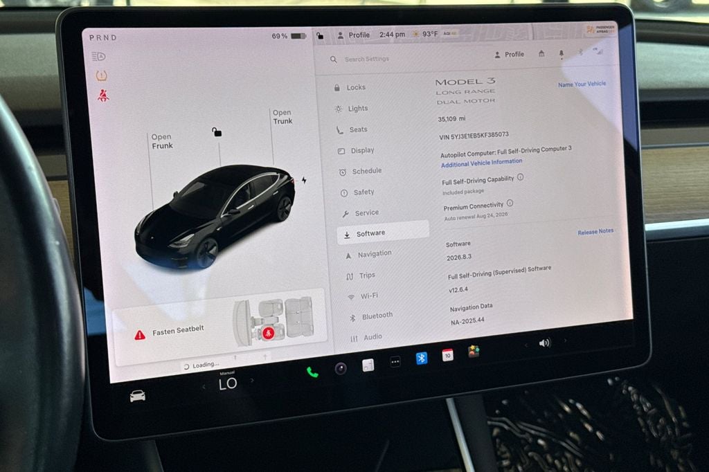 2019 Tesla Model 3 Long Range PAID FSD
