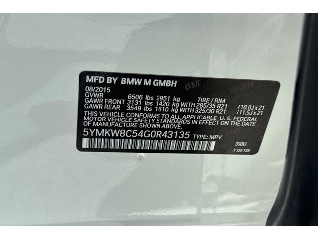 2016 BMW X6 M Base