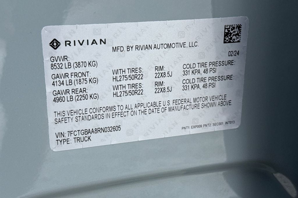 2024 Rivian R1T Adventure
