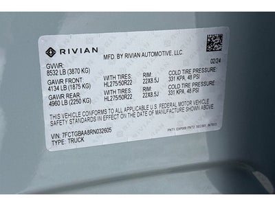 2024 Rivian R1T Adventure