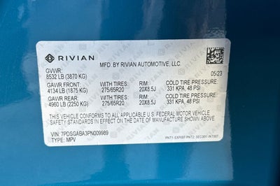 2023 Rivian R1S Adventure