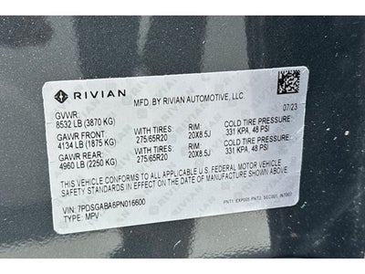 2023 Rivian R1S Adventure