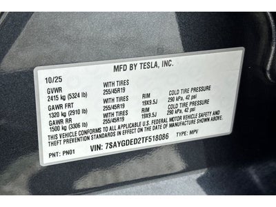 2026 Tesla Model Y Premium