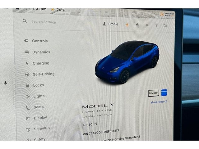 2022 Tesla Model Y Long Range
