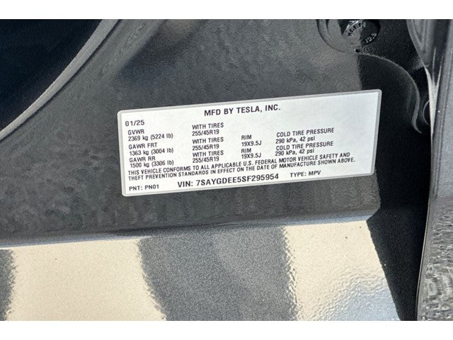 2025 Tesla Model Y Long Range