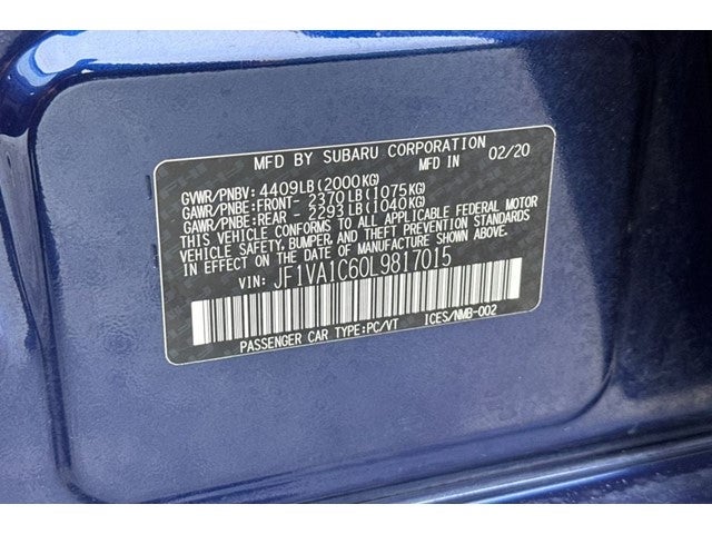 2020 Subaru WRX Premium