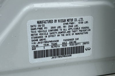 2023 INFINITI Q50 LUXE AWD