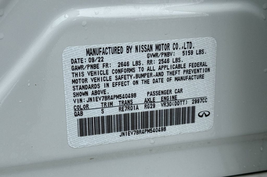 2023 INFINITI Q50 LUXE AWD