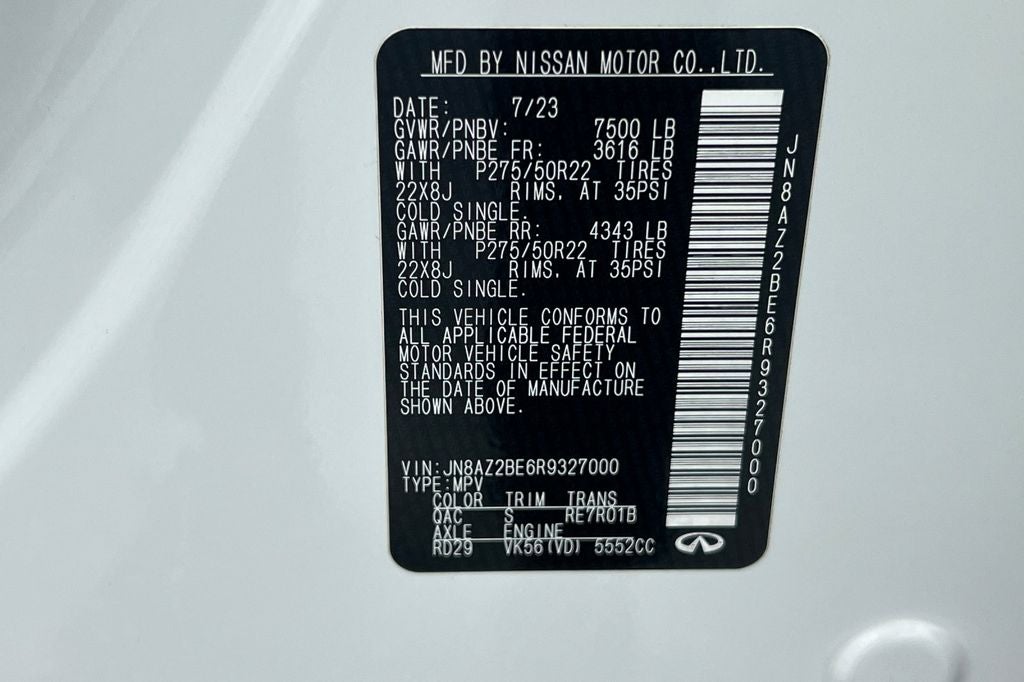 2024 INFINITI QX80 SENSORY 4WD