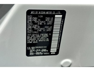 2024 INFINITI QX80 SENSORY 4WD
