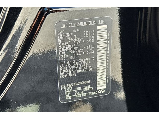 2025 INFINITI QX80 Luxe 2WD