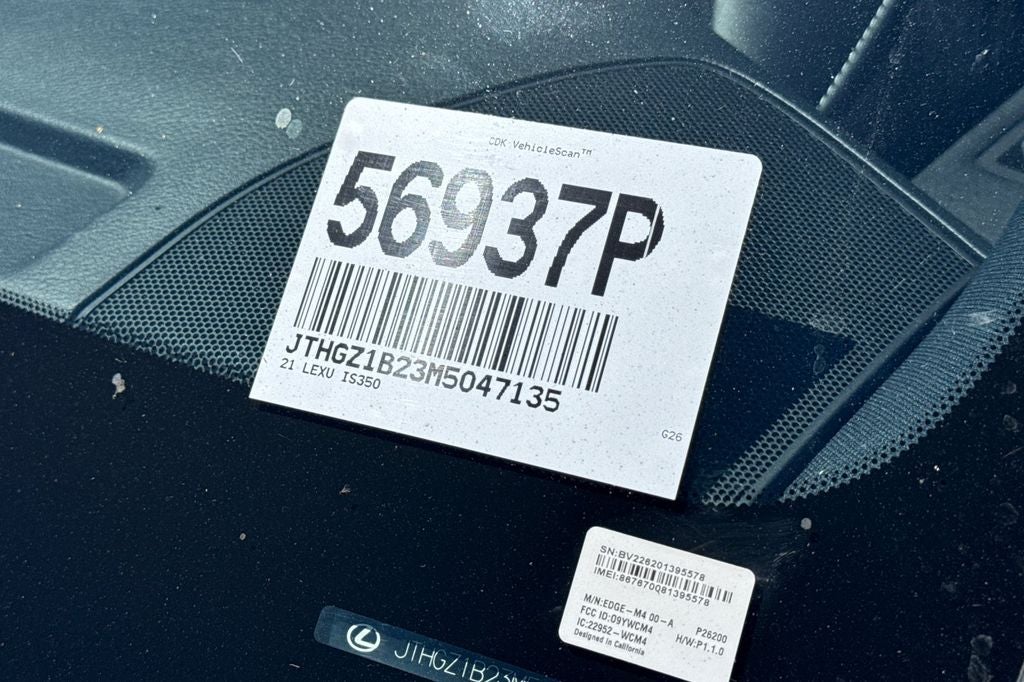 2021 Lexus IS 350 F SPORT