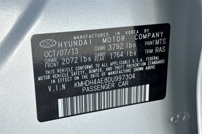 2013 Hyundai Elantra Limited