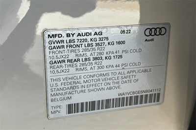 2022 Audi e-tron S Prestige quattro