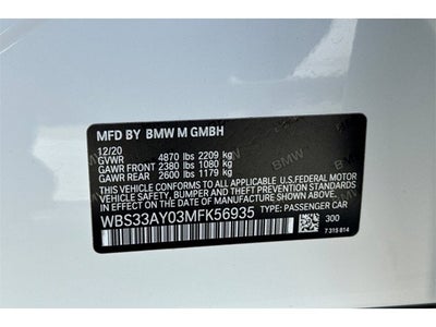 2021 BMW M3 Competition