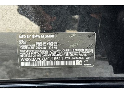 2021 BMW M3 Competition