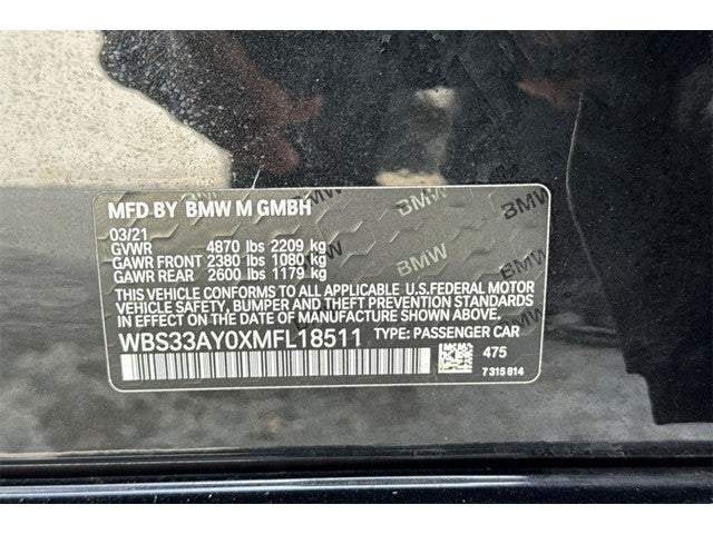 2021 BMW M3 Competition