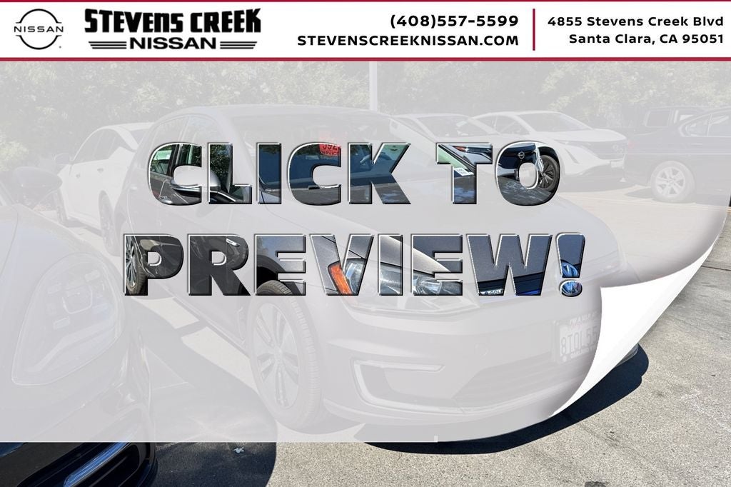 2016 Volkswagen e-Golf SE