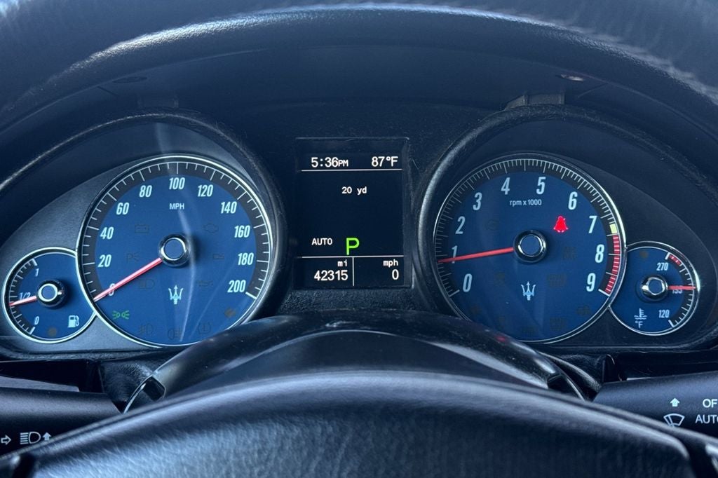 2016 Maserati GranTurismo Sport