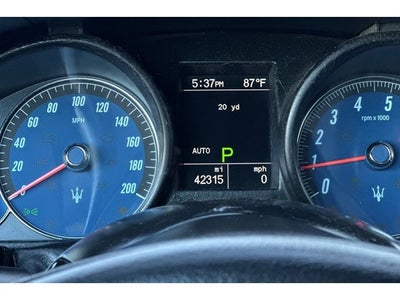 2016 Maserati GranTurismo Sport
