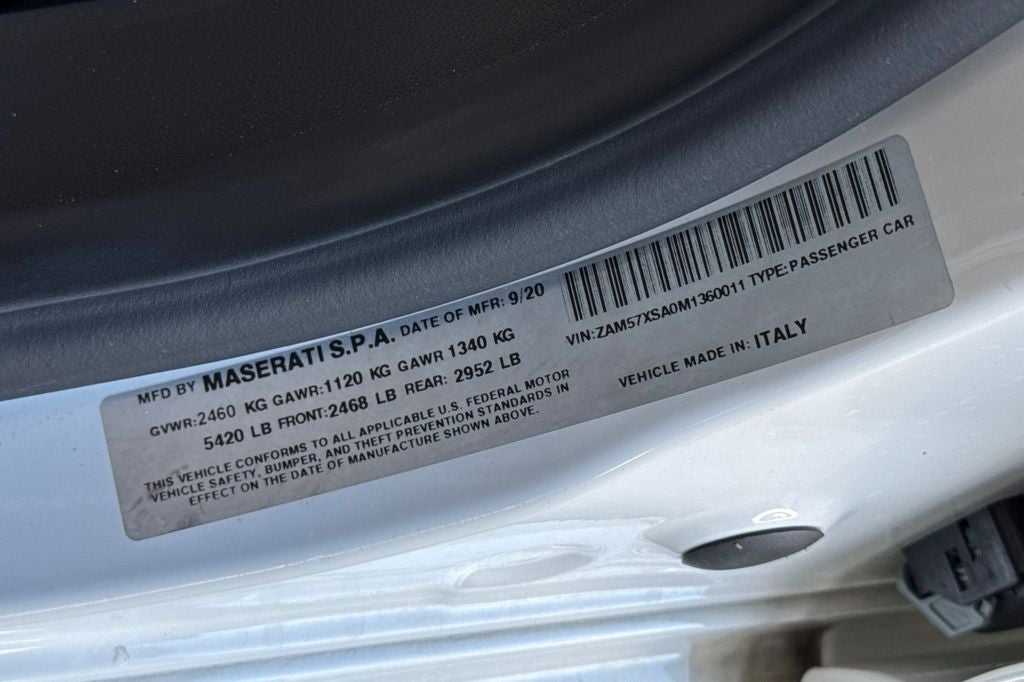 2021 Maserati Ghibli Base